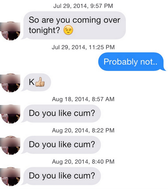 How to start a conversation on Tinder – 2. Don't creep her out