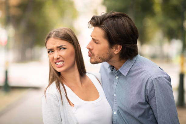 Signs a girl doesn't like you – 10. She’s pulling away from touches or doesn’t want to be kissed